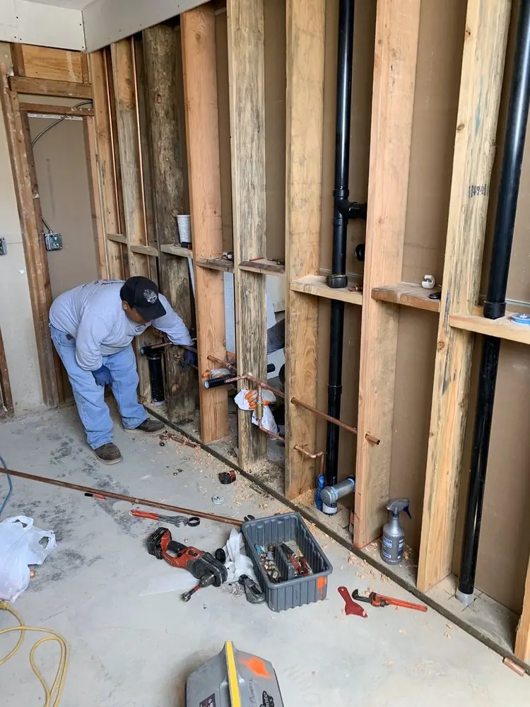 Commercial rough-in plumbing for Commercial Plumbing in Bellair-Meadowbrook Terrace